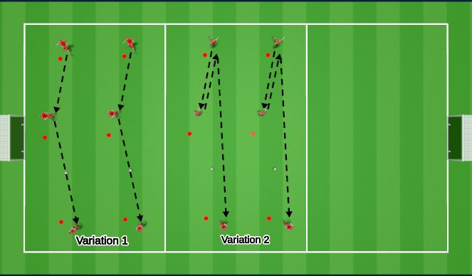 Football/Soccer Session Plan Drill (Colour): Passing Sequence