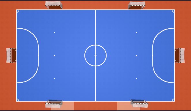 Futsal Session Plan Drill (Colour): Play