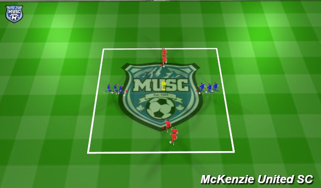 Football/Soccer Session Plan Drill (Colour): Ball Mastery