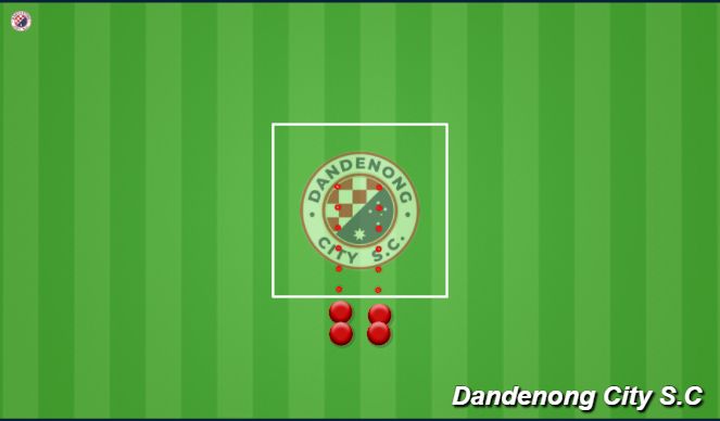 Football/Soccer Session Plan Drill (Colour): Screen 1