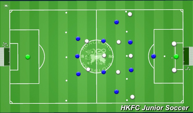 Football/Soccer Session Plan Drill (Colour): Animation 3