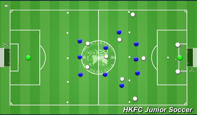 Football/Soccer Session Plan Drill (Colour): Animation 4