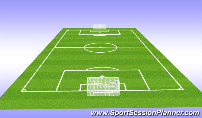 Football/Soccer Session Plan Drill (Colour): SSG how many shots can you get