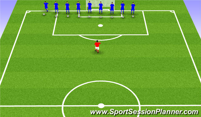 Football/Soccer Session Plan Drill (Colour): Screen 4
