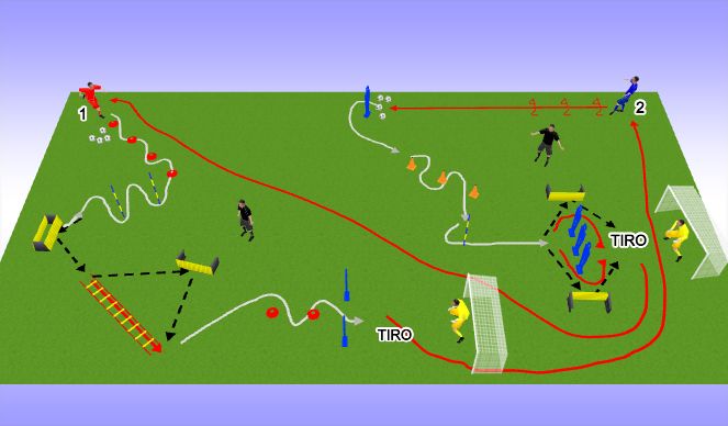 Football/Soccer Session Plan Drill (Colour): Pantalla 1