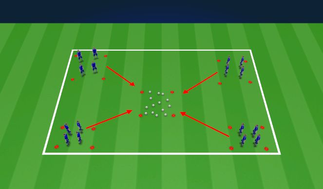 Football/Soccer Session Plan Drill (Colour): Screen 1