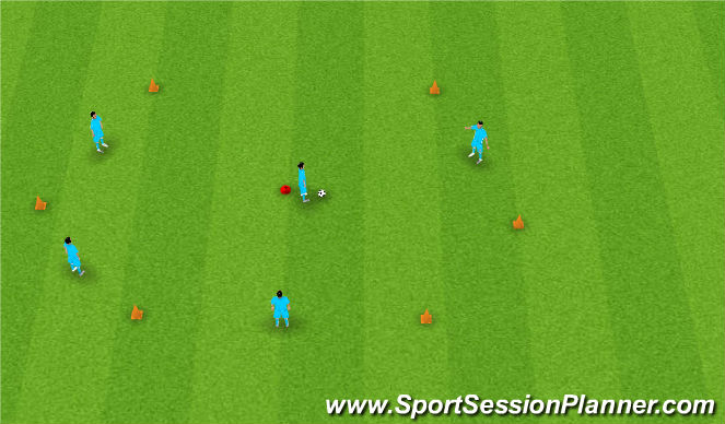 Football/Soccer Session Plan Drill (Colour): Screen 1