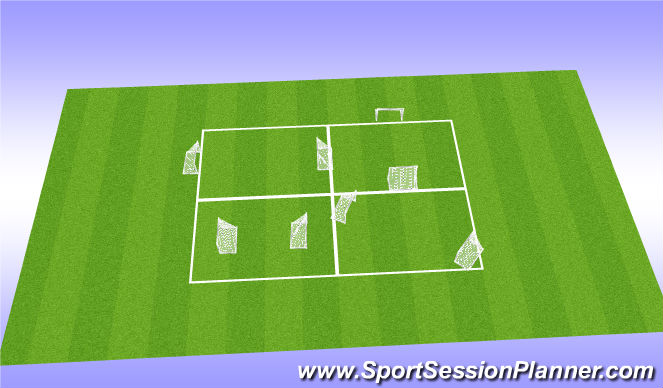 Football/Soccer Session Plan Drill (Colour): Eand game set ups