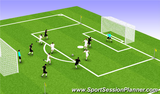 Football/Soccer Session Plan Drill (Colour): Screen 1