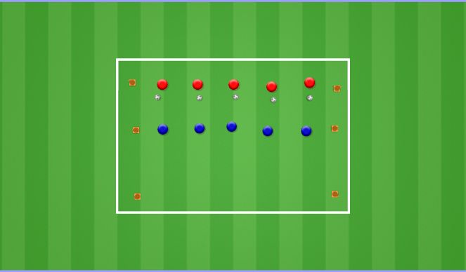 Football/Soccer Session Plan Drill (Colour): Animation 1