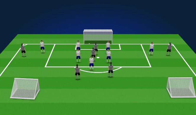 Football/Soccer Session Plan Drill (Colour): Screen 4