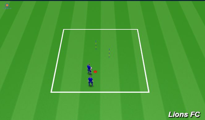 Football/Soccer Session Plan Drill (Colour): Practice 4