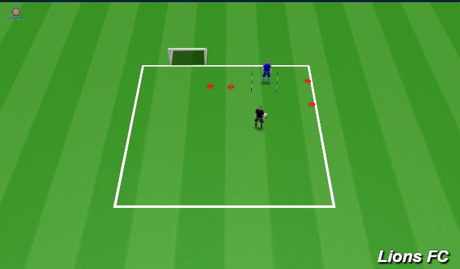 Football/Soccer Session Plan Drill (Colour): Practice 5