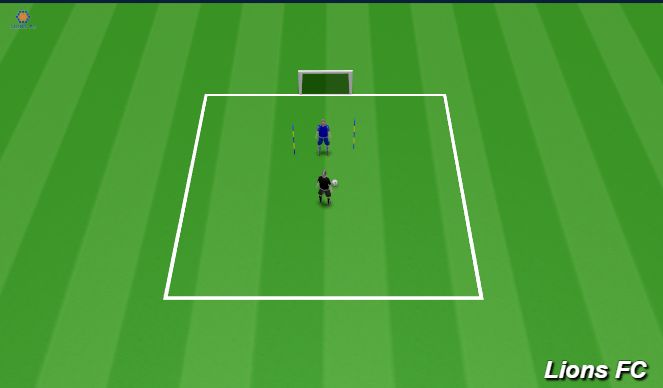 Football/Soccer Session Plan Drill (Colour): Practice 6