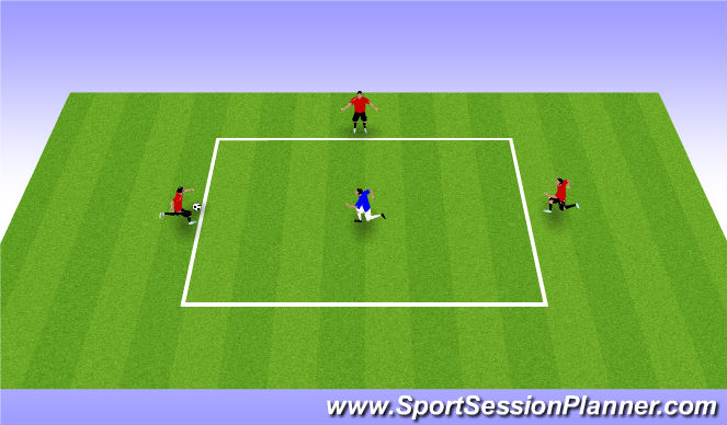 Football/Soccer Session Plan Drill (Colour): Screen 1