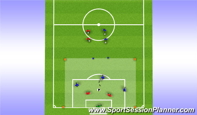 Football/Soccer Session Plan Drill (Colour): Screen 2