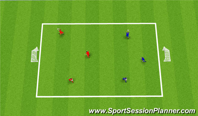Football/Soccer Session Plan Drill (Colour): Warm up: