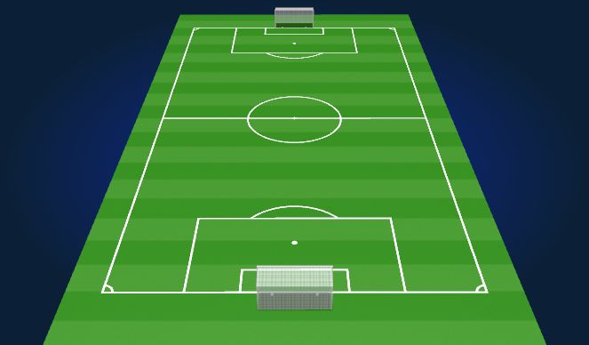 Football/Soccer Session Plan Drill (Colour): Warmup