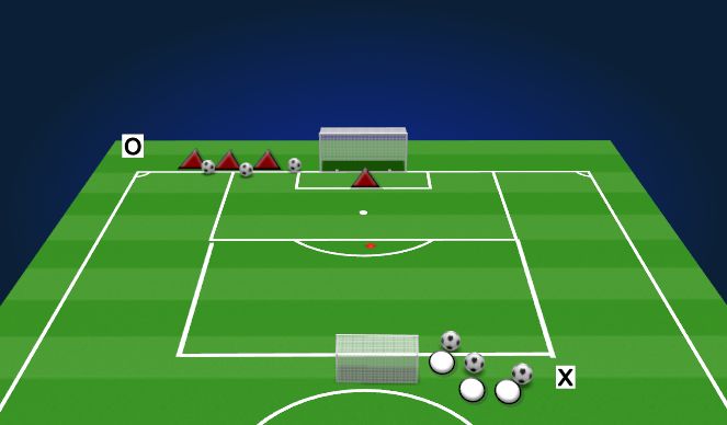 Football/Soccer Session Plan Drill (Colour): COUGAR
