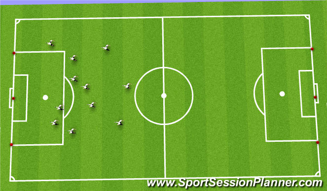 Football/Soccer Session Plan Drill (Colour): Testing