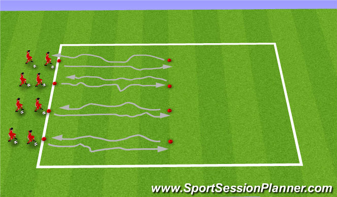Football/Soccer Session Plan Drill (Colour): Screen 4