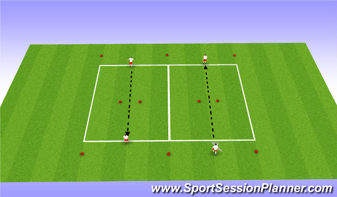 Football/Soccer Session Plan Drill (Colour): Technical