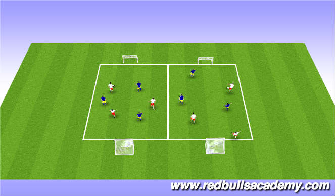 Football/Soccer Session Plan Drill (Colour): Game
