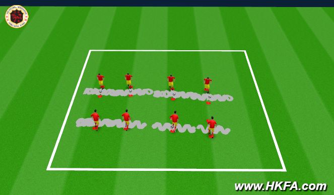 Football/Soccer Session Plan Drill (Colour): Screen 1