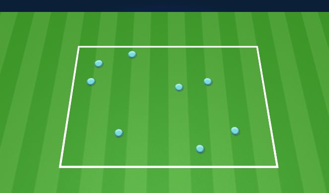 Football/Soccer Session Plan Drill (Colour): Warm up