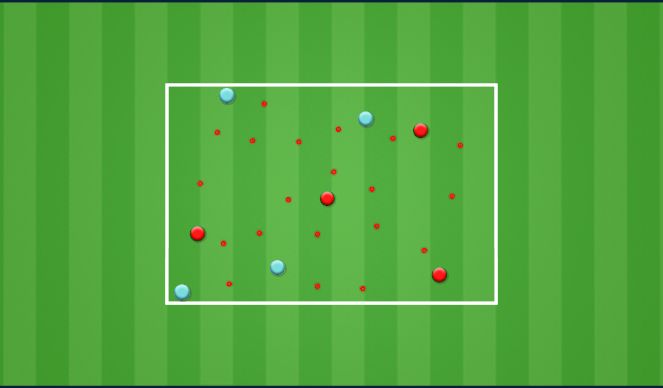 Football/Soccer Session Plan Drill (Colour): Alien Invasion