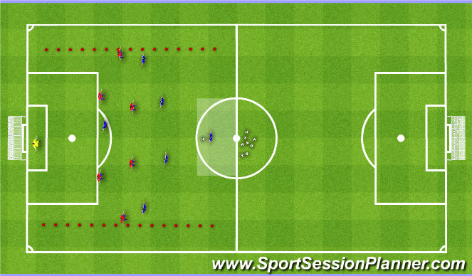 Football/Soccer Session Plan Drill (Colour): Game Training