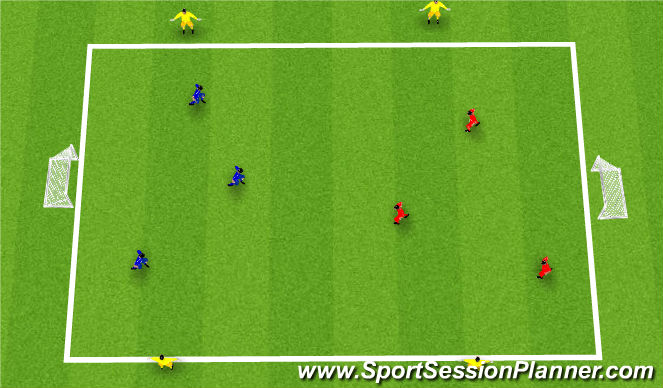 Football/Soccer Session Plan Drill (Colour): Skill: