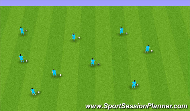Football/Soccer Session Plan Drill (Colour): Screen 1