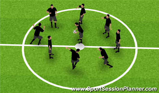 Football/Soccer Session Plan Drill (Colour): Screen 1