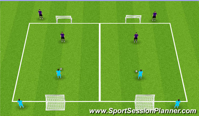 Football/Soccer Session Plan Drill (Colour): Screen 3