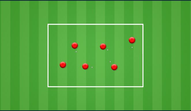 Football/Soccer Session Plan Drill (Colour): Skill box showdown
