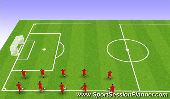 Football/Soccer Session Plan Drill (Colour): Screen 1
