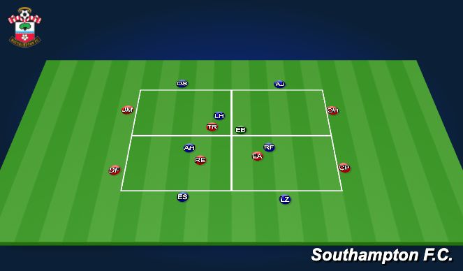 Football/Soccer Session Plan Drill (Colour): Possession