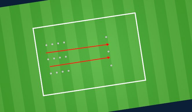 Football/Soccer Session Plan Drill (Colour): Warm Up