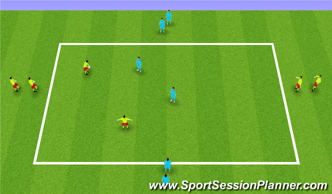 Football/Soccer Session Plan Drill (Colour): Screen 2