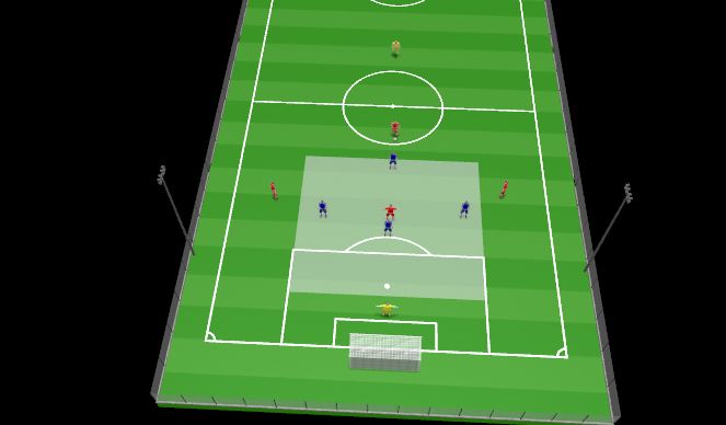 Football/Soccer Session Plan Drill (Colour): Continued