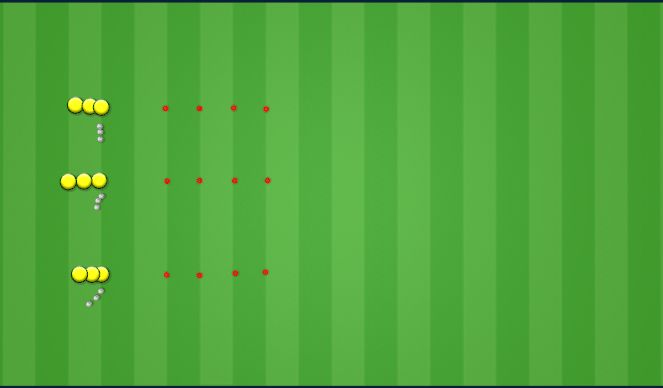 Football/Soccer Session Plan Drill (Colour): Warm Up
