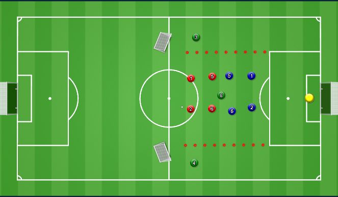 Football/Soccer Session Plan Drill (Colour): SP i