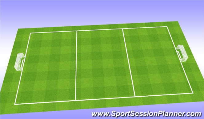 Football/Soccer Session Plan Drill (Colour): Dynamic W/up
