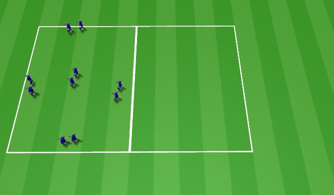 Football/Soccer Session Plan Drill (Colour): 2nd Group - Fitness