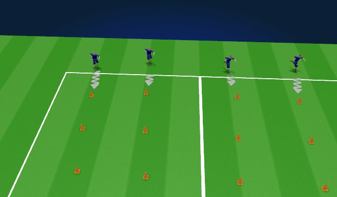 Football/Soccer Session Plan Drill (Colour): 2nd Group - Advanced Ball Mastery