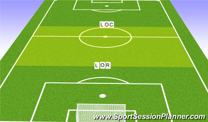 Football/Soccer Session Plan Drill (Colour): Mid Block