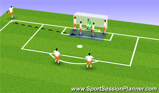 Football/Soccer Session Plan Drill (Colour): 2 TOWERS
