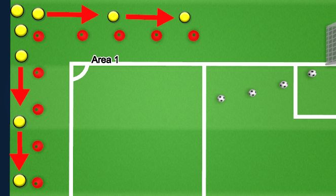 Football/Soccer Session Plan Drill (Colour): 18:42 - Physical