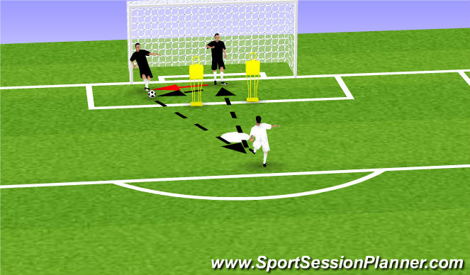 Football/Soccer Session Plan Drill (Colour): Screen 1